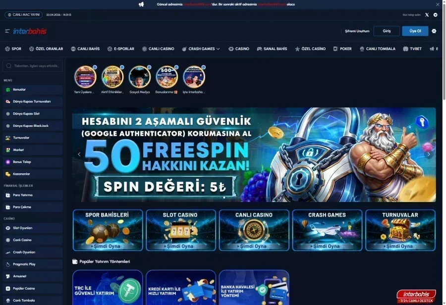 İnterbahis ekran görüntüsü